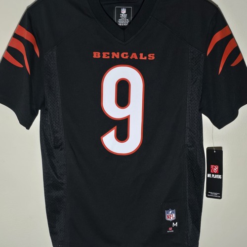 Joe Burrow Cincinnati Bengals #9 Jersey Youth M 10/12 Black NWT