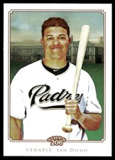 Will Venable 2010 Topps 206 #5 Padres MLB READ FREE SHIPPING AutographDen