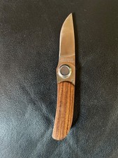 Gerber Paul knife model 2pw hardwood handle stamped 2 inside handle solid