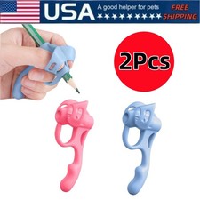 2 Pack Silicone Pencil Grips Ergonomic Writing Posture Correction Holders