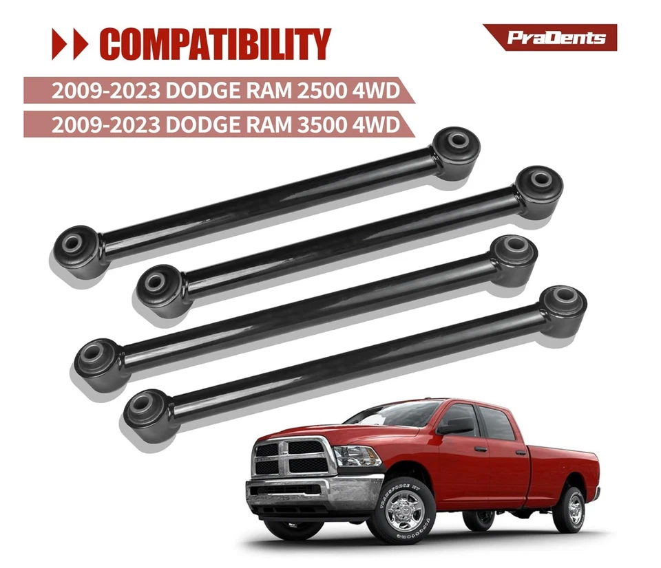 Brazos de control superiores e inferiores delanteros de elevación de 2-3” para Dodge Ram 2500 3500 2009-2023 4x4 Foto 2 de 4