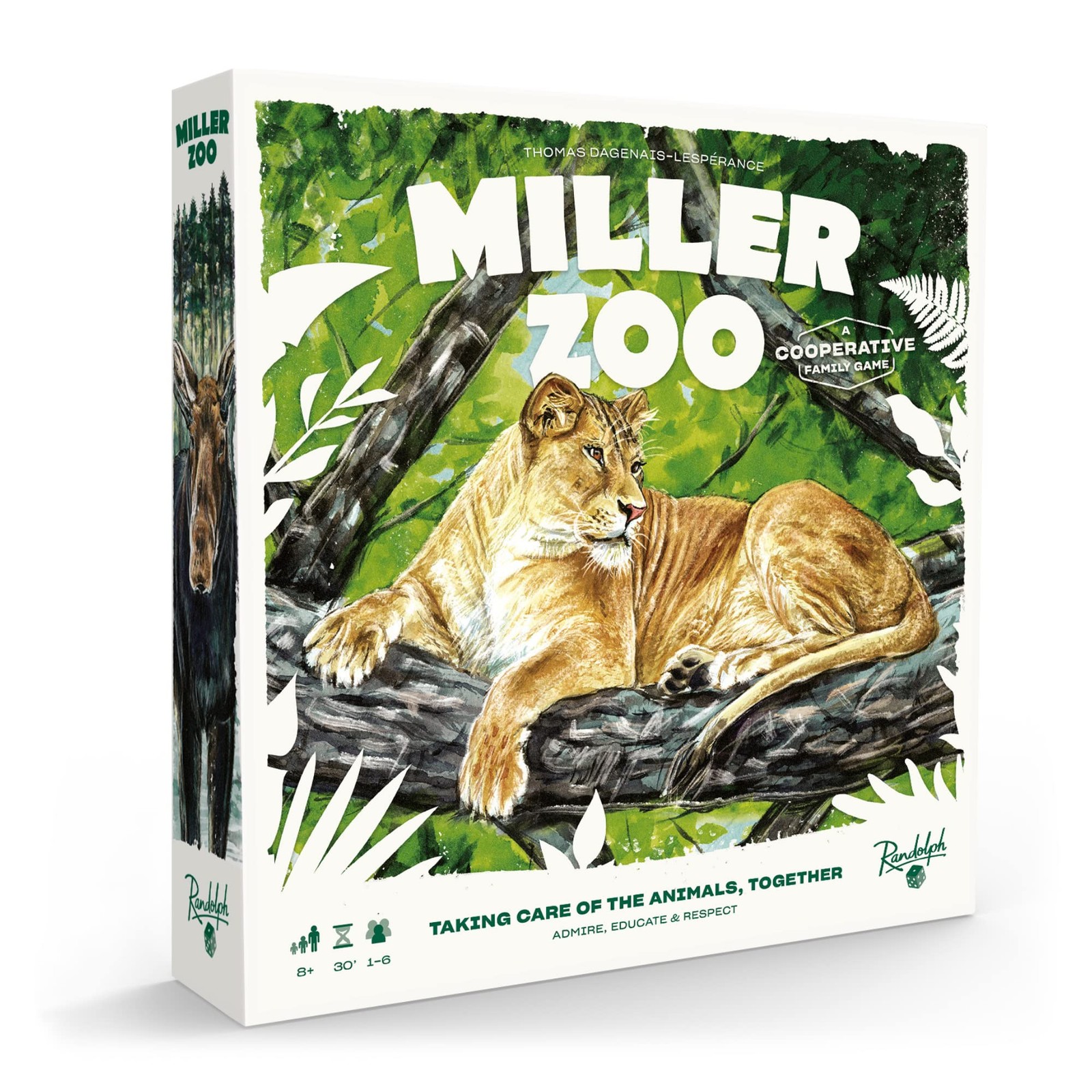 Randolph Miller Zoo   Cooperative Strategy Game for Families   Ages 8+   1 to 6