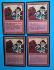 Magic the Gathering MTG Ice Age IMPOSING VISAGE  X 4  LP/EX  C 1995 Nice!