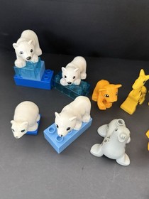 HUGE LEGO Duplo ZOO LOT My First Zoo Set #6136 #4962 #10971 Giraffe Tiger Polar