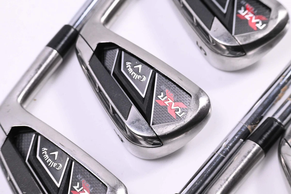 Callaway RAZR X 6-P,A,S,L Iron Set Graphite Regular Flex Right-Handed G