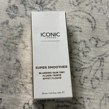Iconic London Super Smoother Blurring Skin Tint Warm Deep, 1.01 fl oz 30ml 