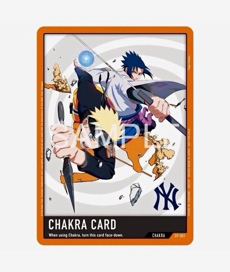 Naruto x New York Yankees 2026 TCG Promo Card PRESALE Shipping 9/9