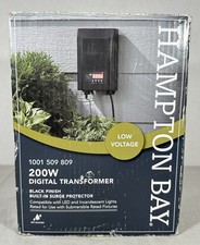 Hampton Bay 200W Digital Low Voltage Landscape Lighting Transformer 12V/15V