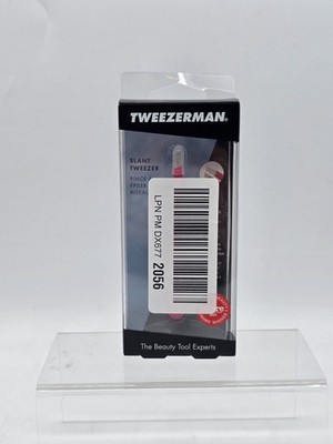 Tweezerman Exclusive Pretty In Pink Slant Tweezer - Open Box - Hair Removal