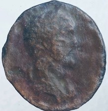 Ancient Roman Coin Dupondius Antoninus Pius 138-161AD Pax Genuine