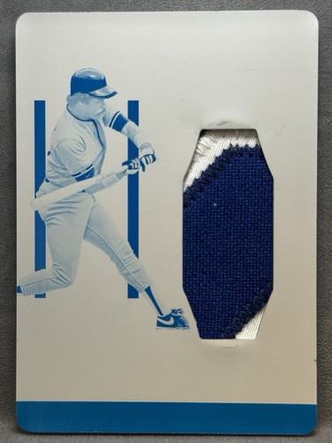 2019 National Treasures Game-Used Materials 1/1 Cyan Printing Plate Eddie Murray