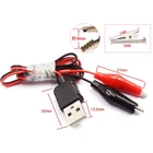 Alligator Test Lead Clip To Banana Plug Test Clips to USB Alligator Test Clips W