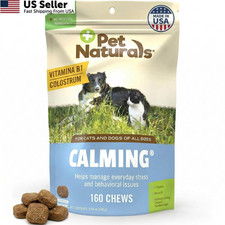 Pet Naturals Calming Chews for Dogs and Cats, Anxiety Relief Cats
