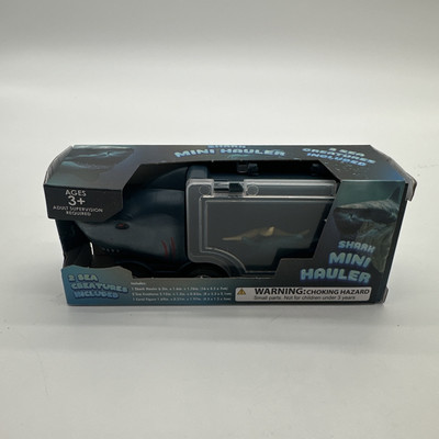 #ad SHARK MINI HAULER INCLUDES 2 SEA CREATURES MINI FIGURES Used…115 $3.60