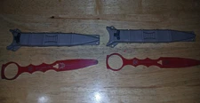 Lot Of 2 Benchmade Greg Thompson SOCP Training Knife Red SOCOM SF Military Issue