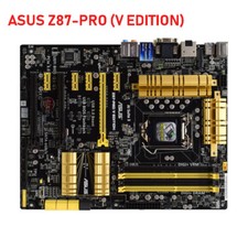 LGA1150 Motherboard ASUS Z87-PRO V EDITION Intel Z87 HDMI SATA 6Gb/s USB3.0
