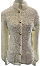 Coat/Sweater White Original Silverwood Vintage '65 Size:L Front Pockets