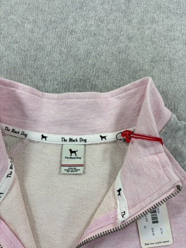 NWT The Black Dog Sloop Raglan 1/4 Zip Pullover (Girl's XL) Pink - Picture 5 of 13