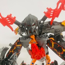 LEGO 2235 FIRE LORD Hero Factory Ordeal of Fire Warrior Black 100% Complete 2011