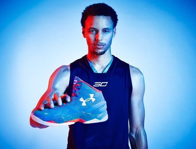 curry 2 red white and blue