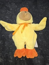vintage Chrisha Bear In Duck Outfit Plush