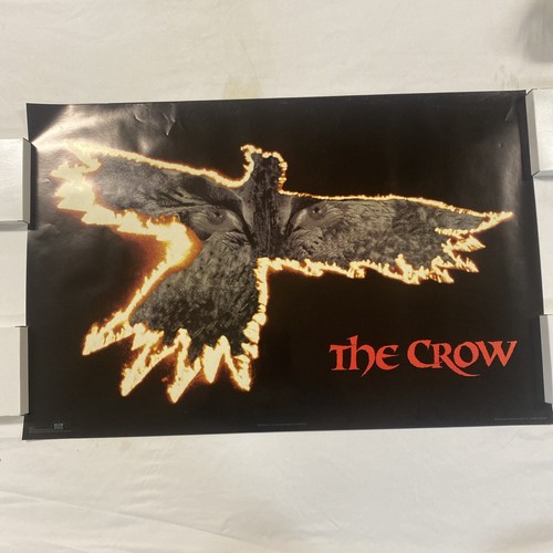 1994 THE CROW ROLLED ORIGINAL UNUSED 23x34 OSP MOVIE POSTER BRANDON LEE MINT