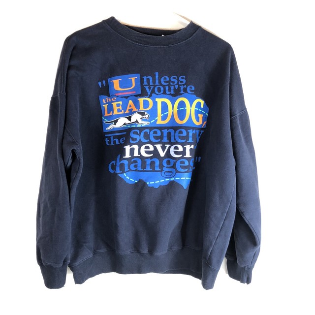 Mens Vintage 1994 Big Dogs Crewneck Pullover Sweater Sweatshirt XL eBay