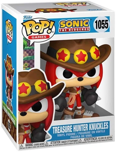 Treasure Hunter Knuckles #1055 Sonic the Hedgehog Funko Pop! NEW with protector