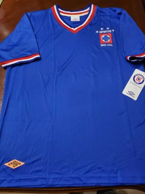 cruz azul retro jersey