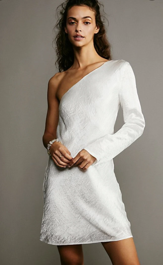 Free people one shoulder cheap dress