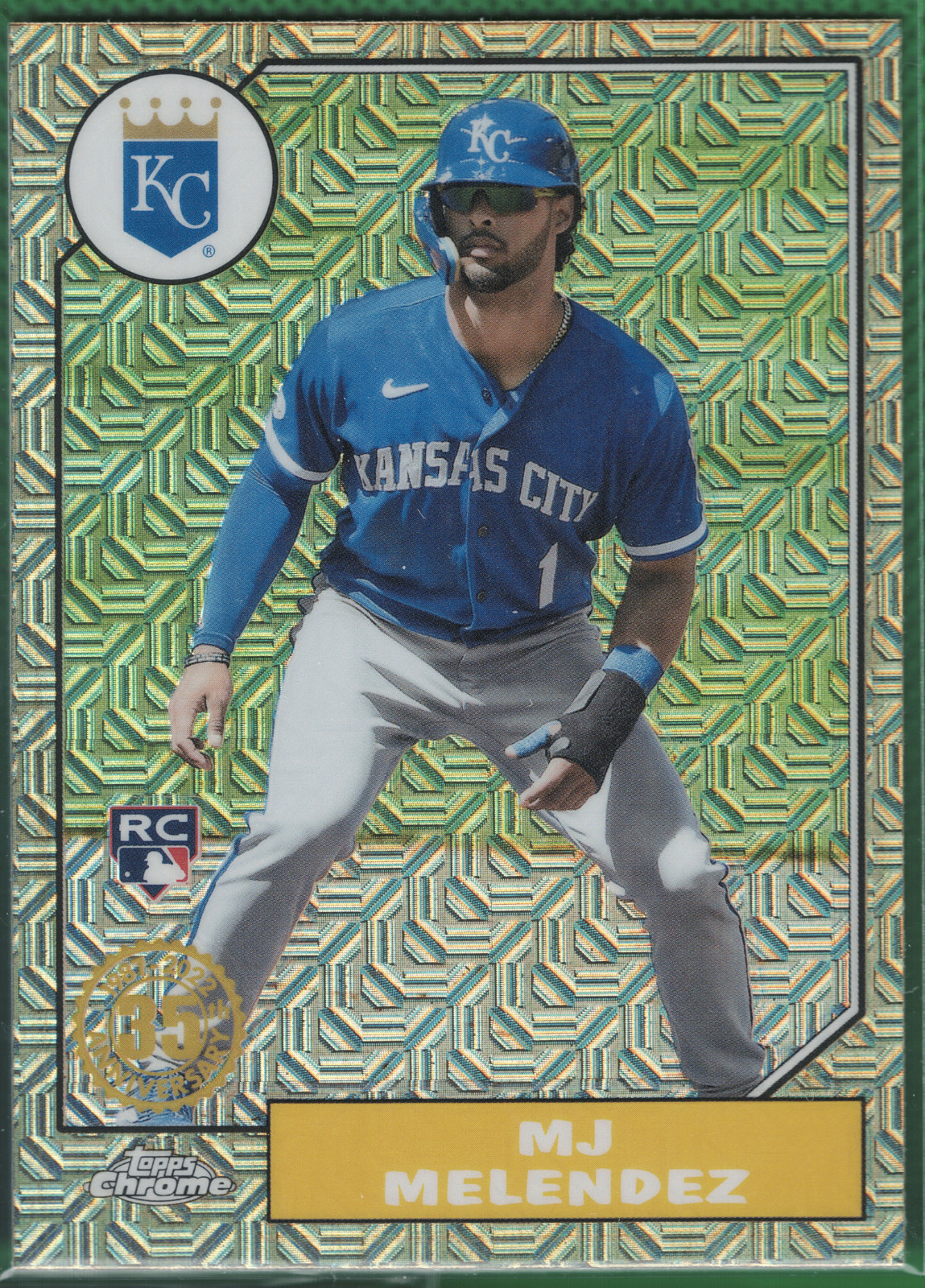 2022 Topps Update Series MJ Melendez 1987 Topps Chrome Silver Pack Mojo #T87C 58