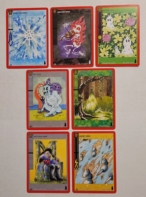 METAZOO 7 Tokens Set Wilderness Hornet Nest Pet Shmoos Skeleton Snowflake Infect