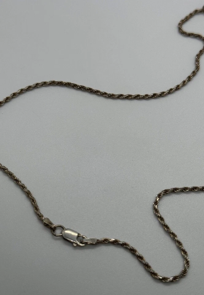 COLLAR TOPACIO PLATA ESTERLINA 925 ITALIA Foto 3 de 4