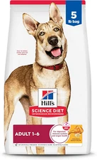 Science Diet Adult 1-6 Dry Dog Food Chicken & Barley Premium Nutrition 5lb Bag