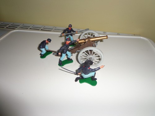 Britains Swoppet ACW North Artillery team.