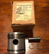 MOTOBI  PICNIC 75cc SCOOTER PISTON KIT - RINGS + PIN + CLIPS - STD SZ - NOS