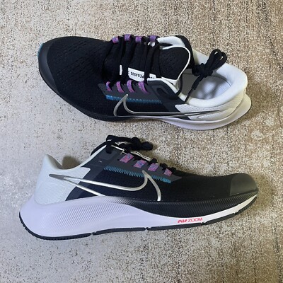 A2100G Nike Air Zoom Pegasus 38 Black Metallic CZ4178-015 GS Size 7Y NEW