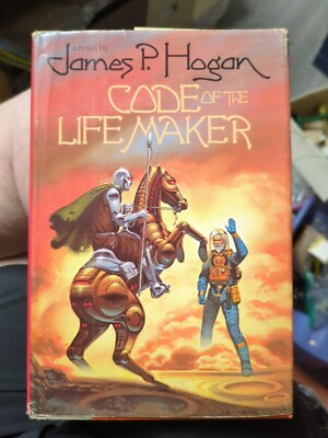 Code of the Life Maker By James P. Hogan 1983 Hard Cover With Dust Jacket Sci-fi