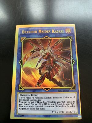 Brandish Maiden Kagari RC-EN028 Gold Boarder. English  Proxy