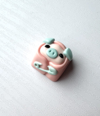 Bungkee Caps Artisan Keycap - Noel Lyra Fuku Pink (Cherry MX)