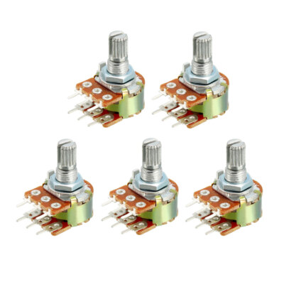 5 Stk. WH148 20K Ohm Variable Widerstände Dual Drehen Rotary Potentiometer