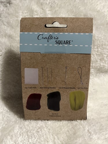 Kit Feltro Ago Quadrato Fai Da Te Crafter's AVOCADO NUOVO - Foto 2 di 2