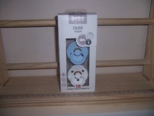 Bibs Color Round Pacifier 2 pack Latex 0-6 Months