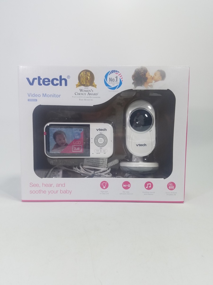 Vtech VM3254 Video Monitor Camera Baby Monitor System Complete Works