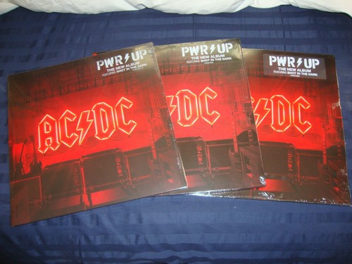 AC/DC Power UP Silver & Red & Yellow LP Set Sealed | eBay