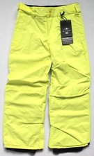 Billabong Boys Size S Grom Pants Winter Snowpants Ski Pants Citrus Neon Yellow