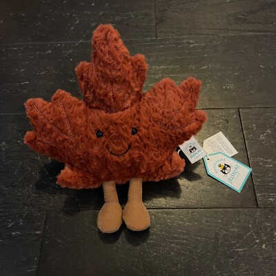NEW RARE Jellycat Amuseables Maple Leaf INDIGO CANADA