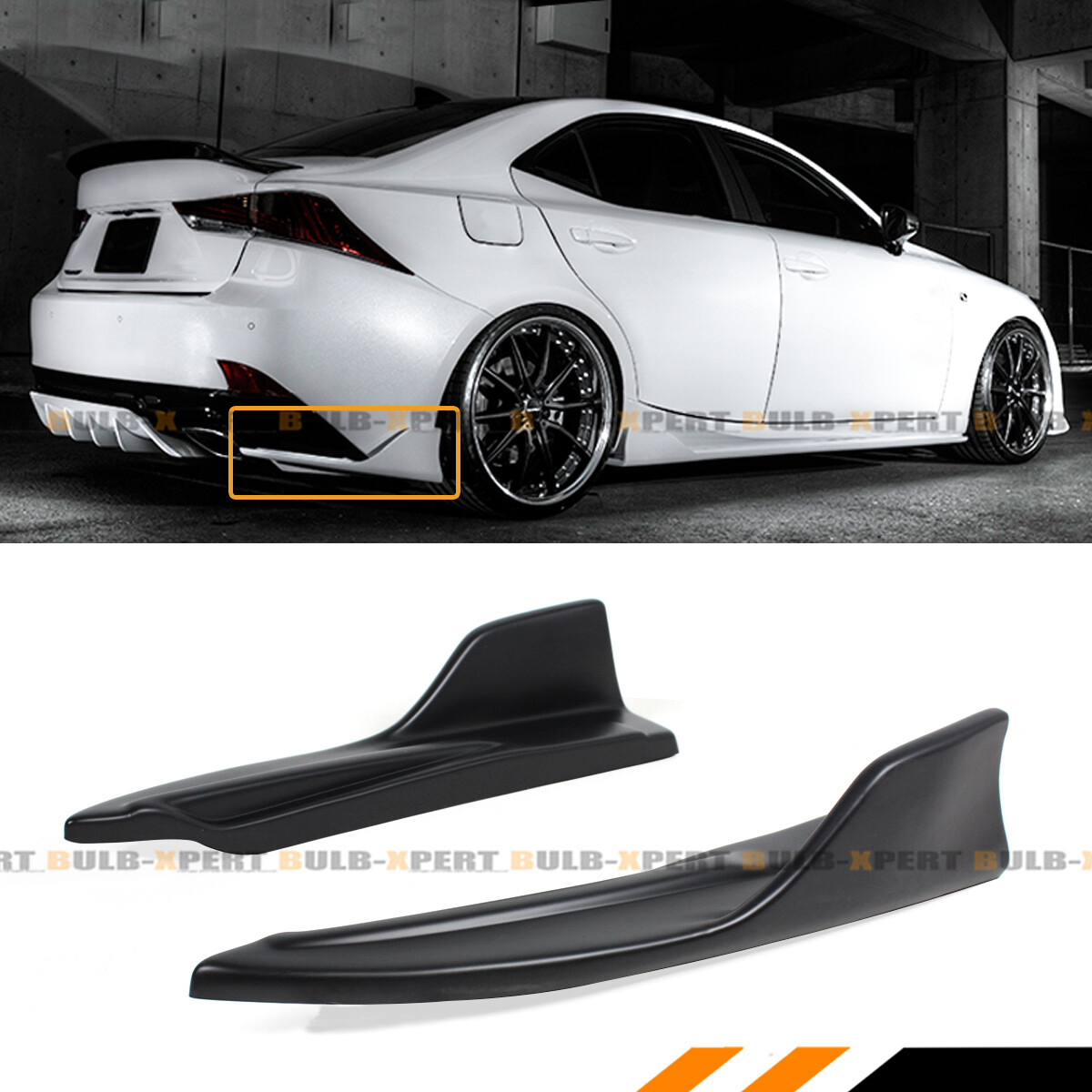 FOR 2014-2020 LEXUS IS200T IS250 IS350 IS300 JDM Rear Bumper