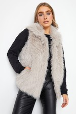M&co Faux Fur Gilet