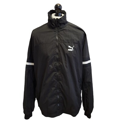 Puma Trainingsjacke schwarz Full Zip UK Herren XL EU 55 F675